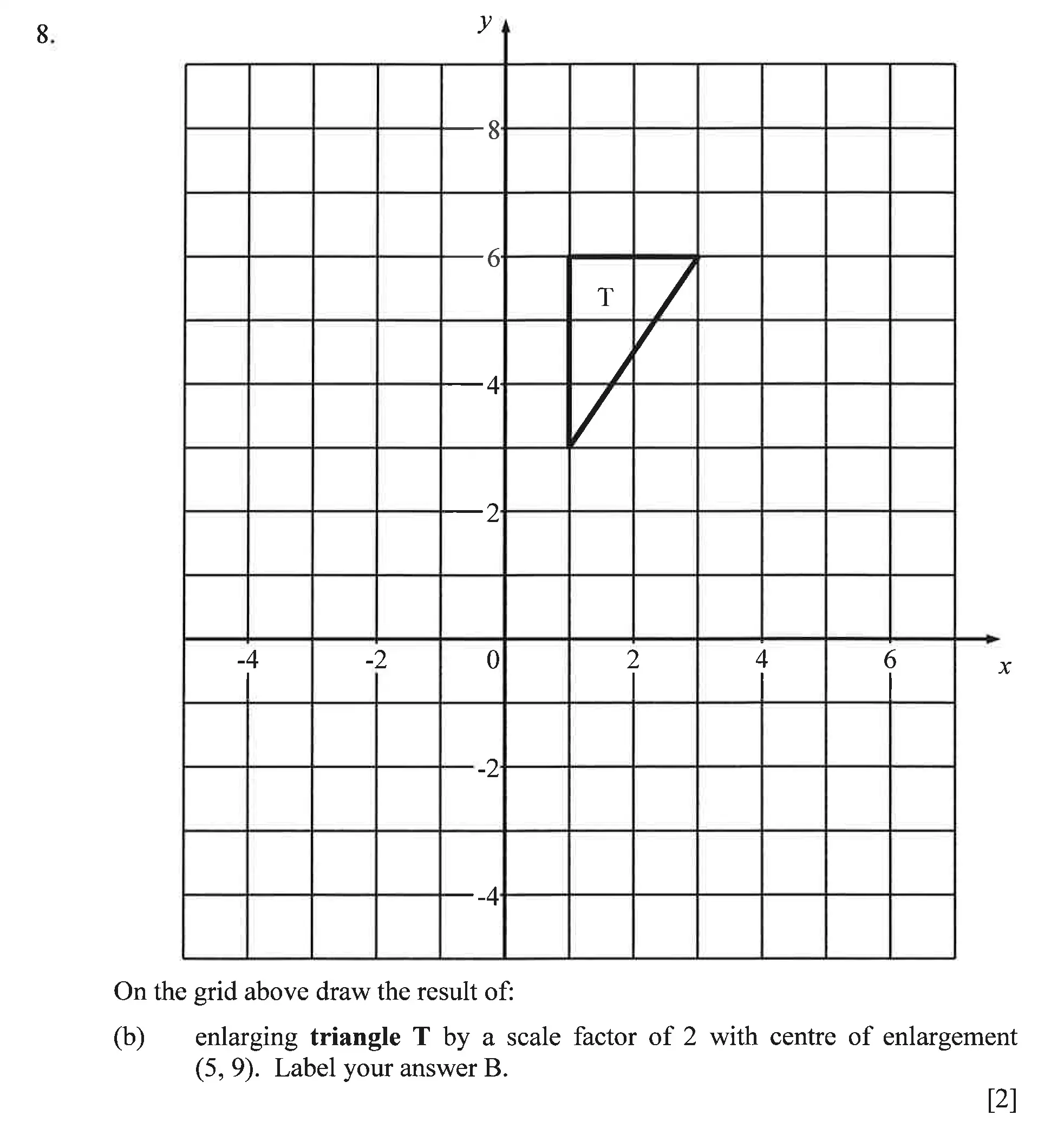 Question 8(b) - Dulwich College – Year 9 Maths Specimen Paper C 2023