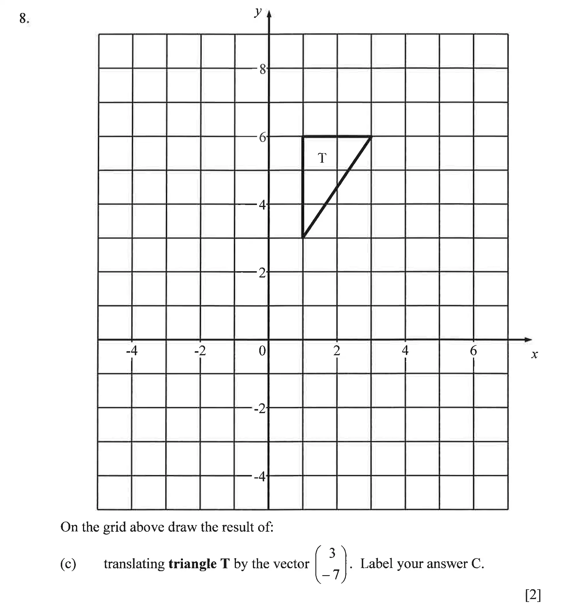 Question 8(c) - Dulwich College – Year 9 Maths Specimen Paper C 2023