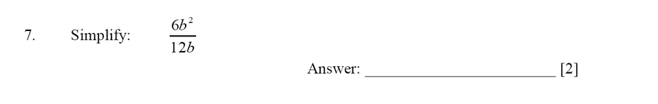 Question 7 - Dulwich College – Year 9 Maths Specimen Paper D 2023