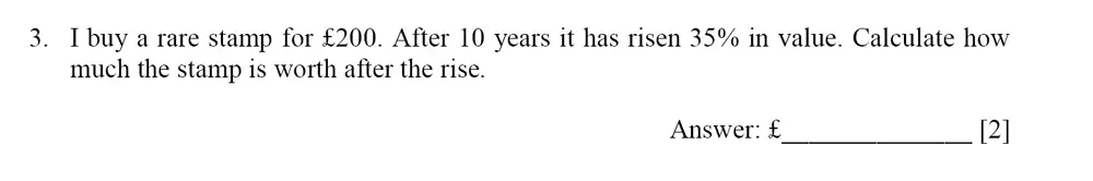 Question 3 - Dulwich College – Year 9 Maths Specimen Paper E 2023