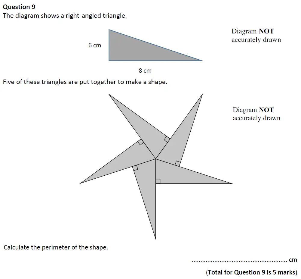 Question 9 - Eltham College - 13 Plus Maths Entrance Test 2019