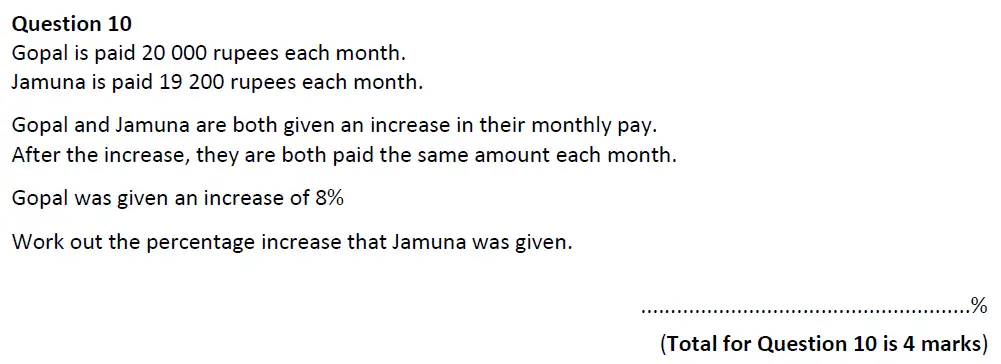 Question 10 - Eltham College - 13 Plus Maths Entrance Test 2019