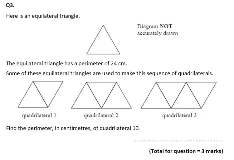 Question 3 - Eltham College – 13 Plus Maths Sample Paper 2017