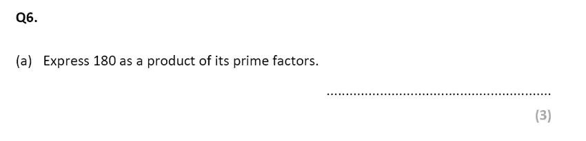 Question 6a - Eltham College – 13 Plus Maths Sample Paper 2017