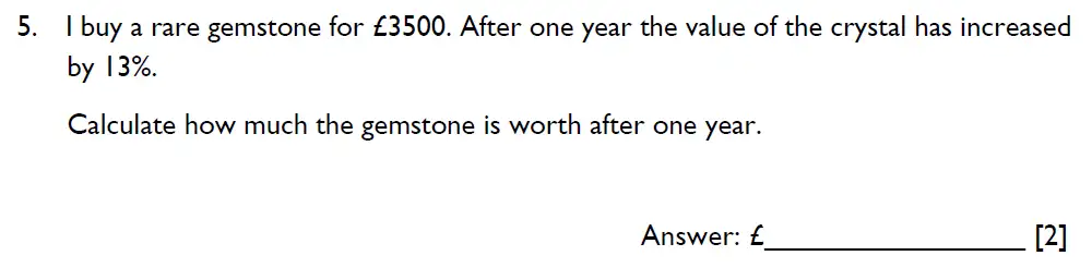 Question 5 - Emanuel School - 13 Plus Maths Entrance Exam 2023