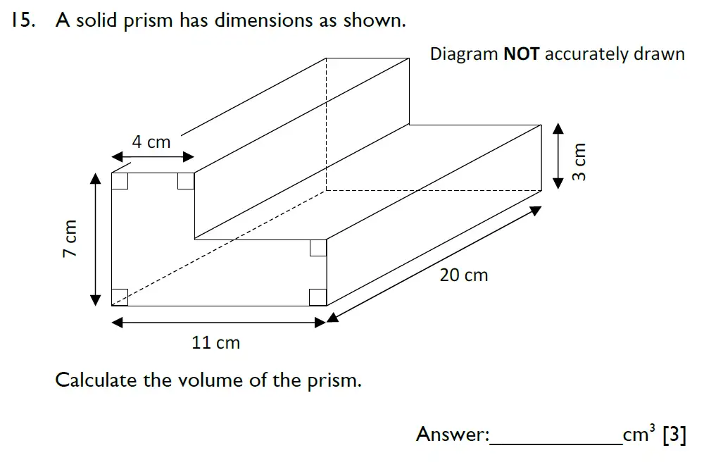 Question 15 - Emanuel School - 13 Plus Maths Entrance Exam 2023
