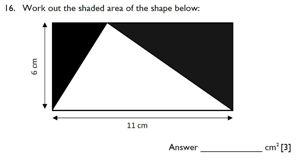 Question 16 - Emanuel School - 13 Plus Maths Entrance Exam 2023