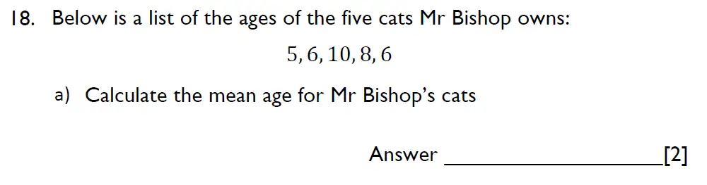 Question 18(a) - Emanuel School - 13 Plus Maths Entrance Exam 2023