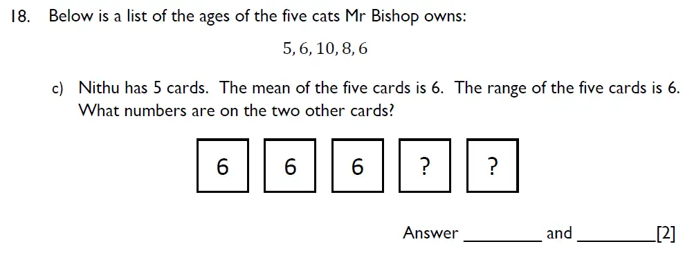 Question 18(c) - Emanuel School - 13 Plus Maths Entrance Exam 2023