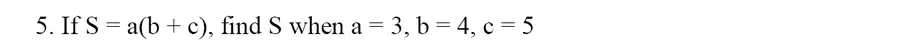 Question 5 - Emanuel School – 13 Plus Maths Sample Paper 2023