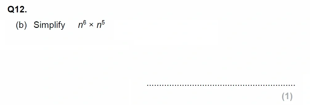 Question 12(b) - EPSOM College Year 9 Maths Specimen Paper
