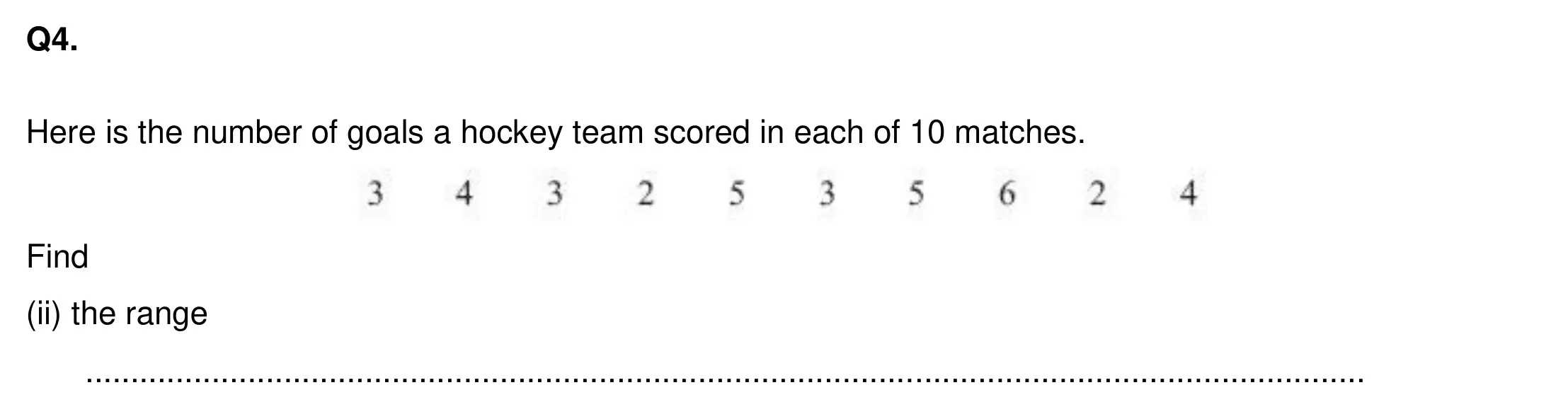 Question 4(ii) - EPSOM College Year 9 Maths Specimen Paper 2026
