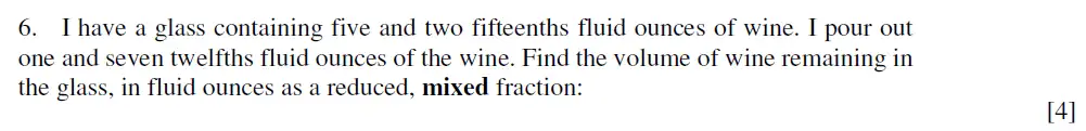 Question 6 - Eton College King’s - 13 Plus Maths Scholarship A 2021