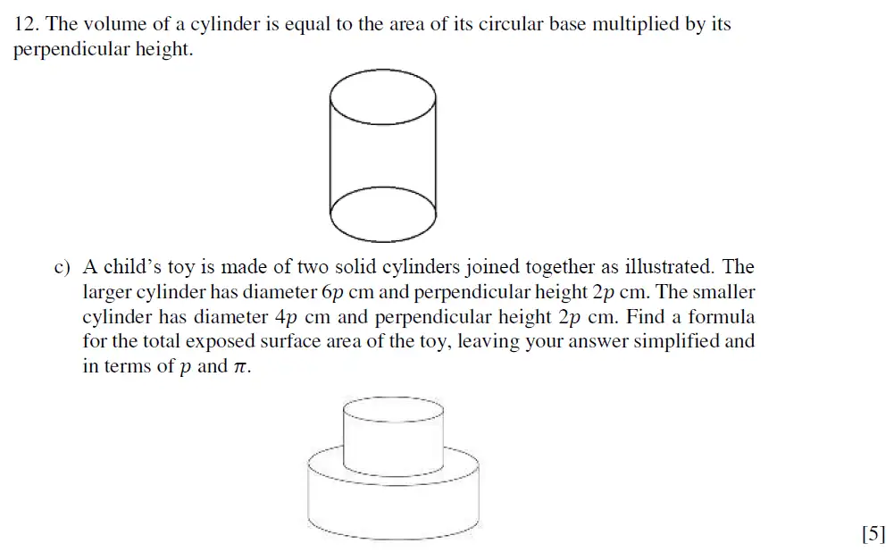 Question 12(c) - Eton College King’s - 13 Plus Maths Scholarship A 2021