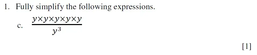Question 1(c) - Eton College King’s - 13 Plus Maths Scholarship A 2022
