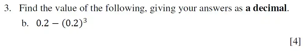Question 3(b) - Eton College King’s - 13 Plus Maths Scholarship A 2022