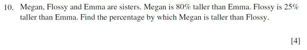 Question 10 - Eton College King’s - 13 Plus Maths Scholarship A 2022