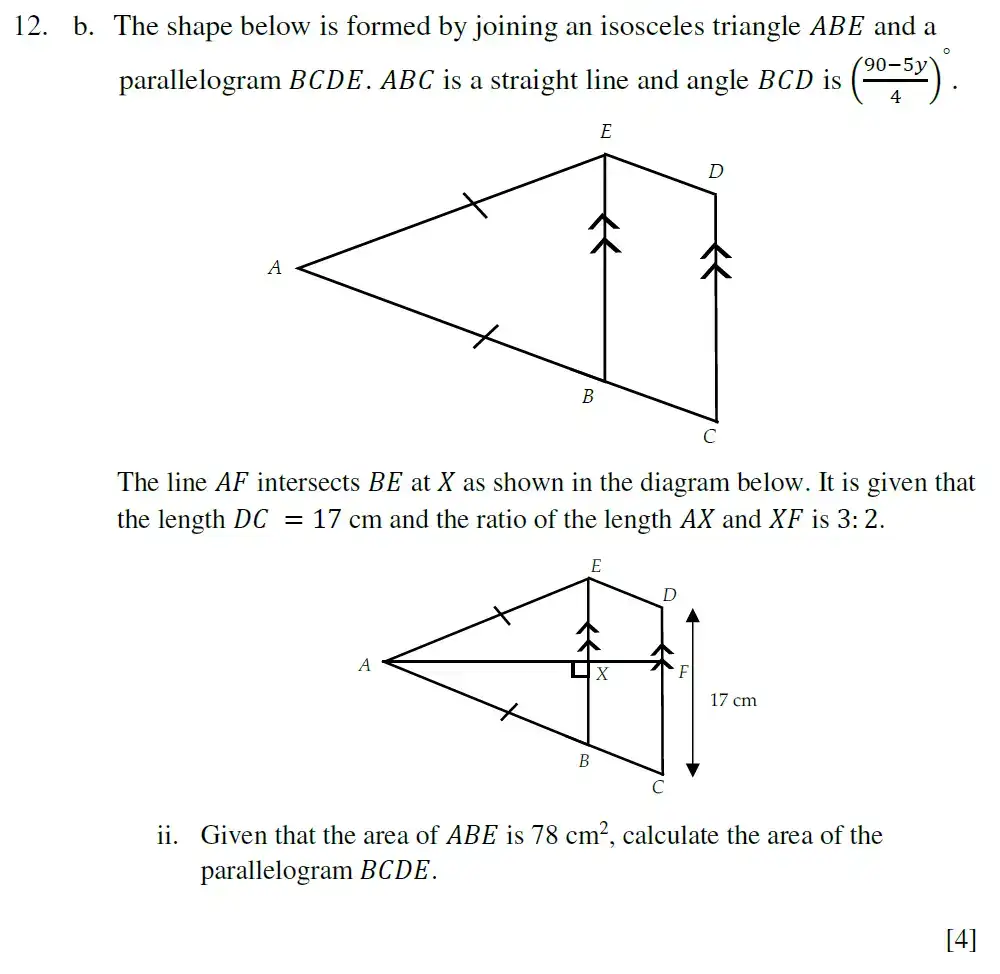 Question 12(b.2) - Eton College King’s - 13 Plus Maths Scholarship A 2022
