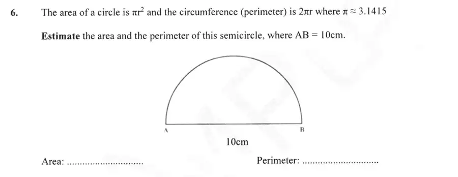Question 6 - Forest School – 13 Plus Maths Sample Paper 2 2023