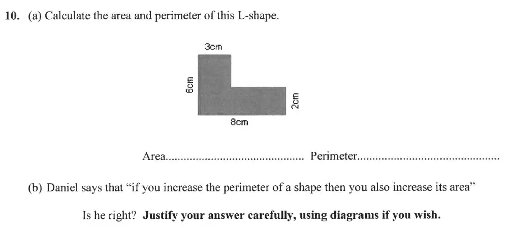 Question 10(10(a),10(b)) - Forest School - 13 Plus Sample Maths Sample Paper 2023