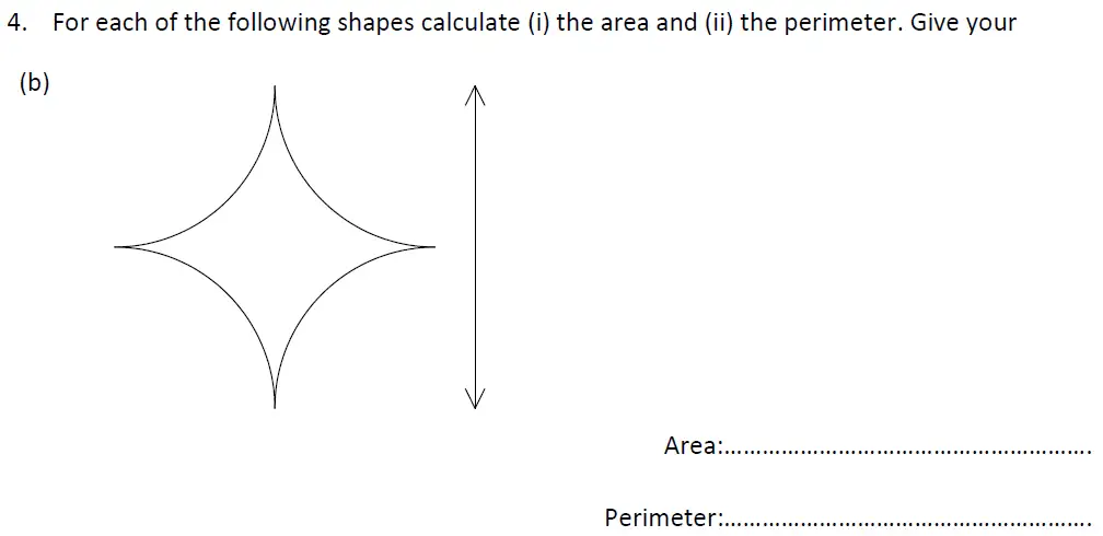 Question 4(b) - Haberdashers’ Aske’s Boys’ School – 13 Plus Maths Entrance Exam Paper 2 – 2012