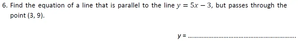 Question 6 - Haberdashers’ Aske’s Boys’ School – 13 Plus Maths Entrance Exam Paper 2 – 2012