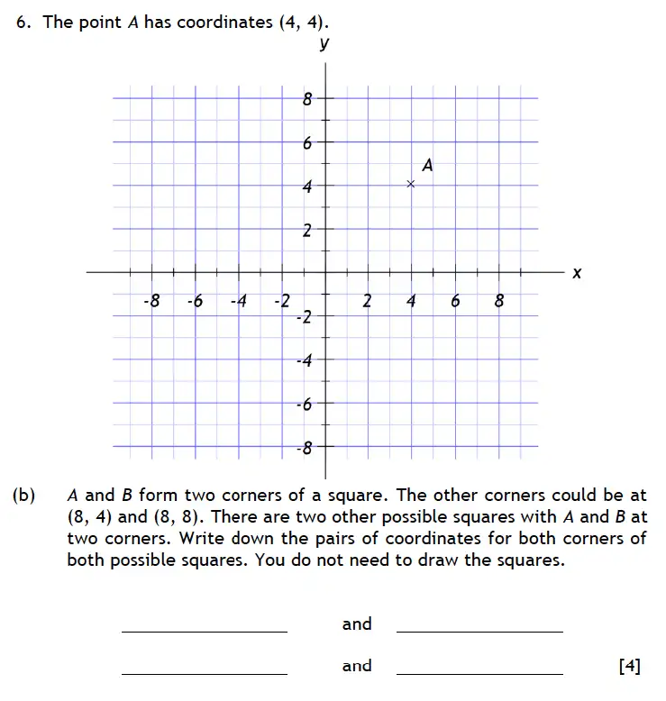 Question 6(b)(6(b)(i),6(b)(ii),6(b)(iii),6(b)(iv)) - Haberdashers’ Aske’s Boys’ School (HABS) – 13 Plus Maths Entrance Exam 2015