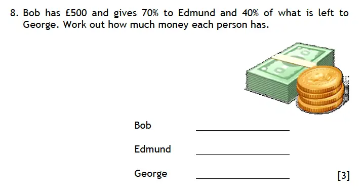 Question 8(a,b,c) - Haberdashers’ Aske’s Boys’ School (HABS) – 13 Plus Maths Entrance Exam 2015