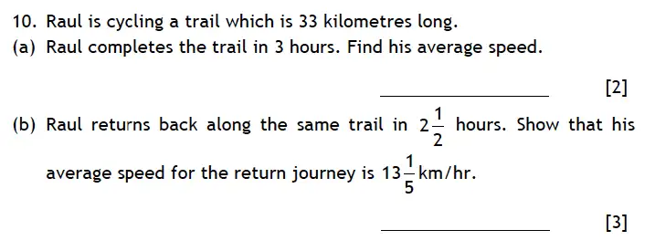 Question 10(10(a),10(b)) - Haberdashers’ Aske’s Boys’ School (HABS) – 13 Plus Maths Entrance Exam 2015
