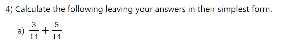 Question 04(a) - Hereford Cathedral School 13 Plus Maths Entrance Sample Paper