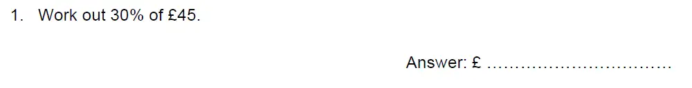 Question 1 - Kent College - 13 Plus Maths Sample Paper 2 2023