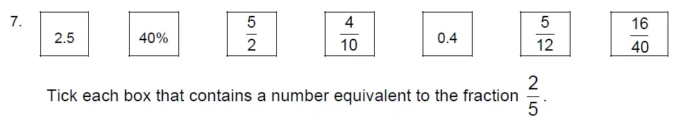 Question 7 - Kent College - 13 Plus Maths Sample Paper 2 2023