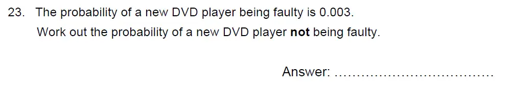 Question 23 - Kent College - 13 Plus Maths Sample Paper 2 2023