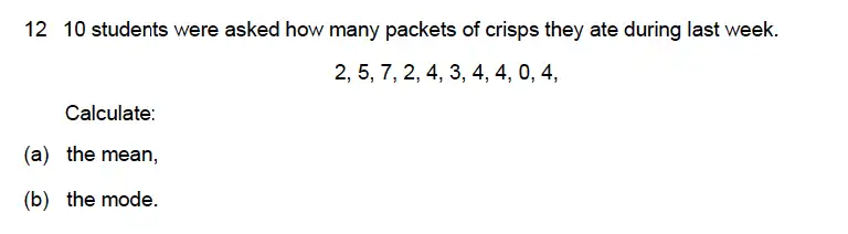 Question 12(12(a),12(b)) - Kent College – 13 Plus Maths Sample Paper 2023