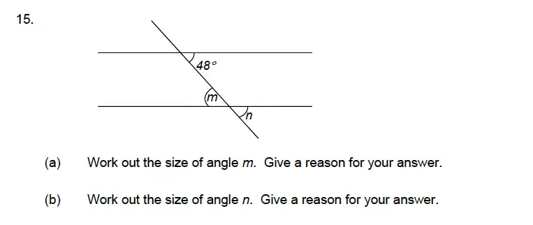 Question 15(15(a),15(b)) - Kent College – 13 Plus Maths Sample Paper 2023