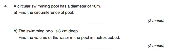 Question 4(a,b) - King’s College Junior School – 13 Plus Maths Calculator Paper 1 2023
