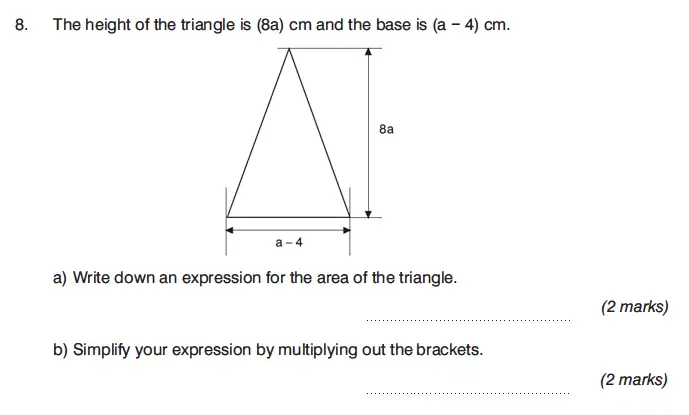 Question 8(a,b) - King’s College Junior School – 13 Plus Maths Calculator Paper 1 2023