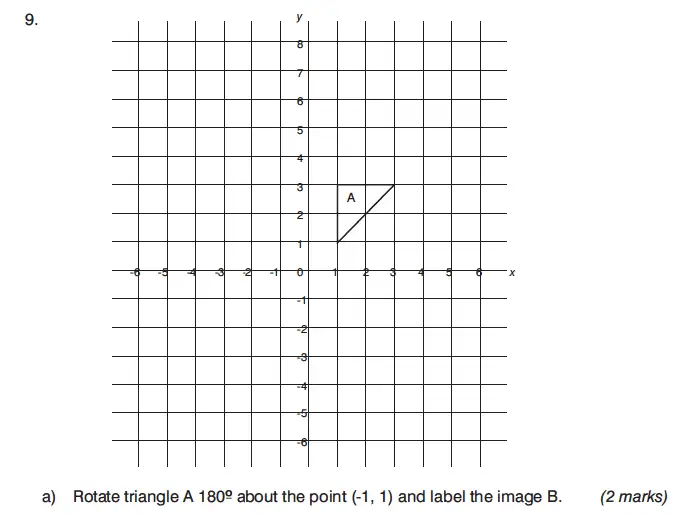 Question 9(a) - King’s College Junior School – 13 Plus Maths Non-Calculator Paper 2 2023
