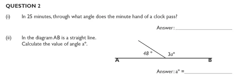 Question 2(i,2(ii)) - King’s College School – Mathematics Section B 11+ & Pre-test Specimen paper for 2020