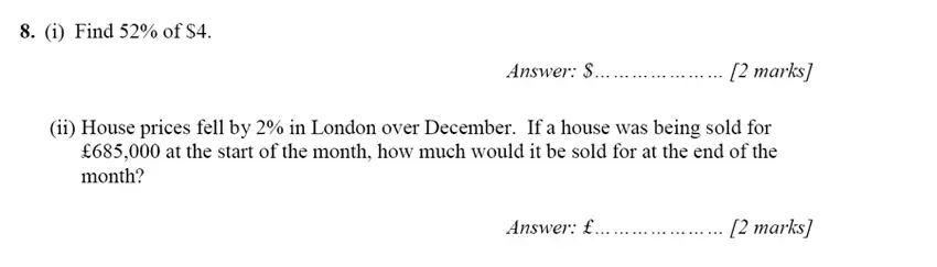 Question 8(i,8(ii)) - Merchant Taylors’ School – 13 Plus Maths Entrance Exam 2017