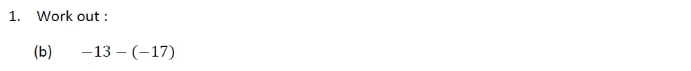 Question 1(b) - Oundle School - 13 Plus Maths Academic Scholarship Preliminary 2020