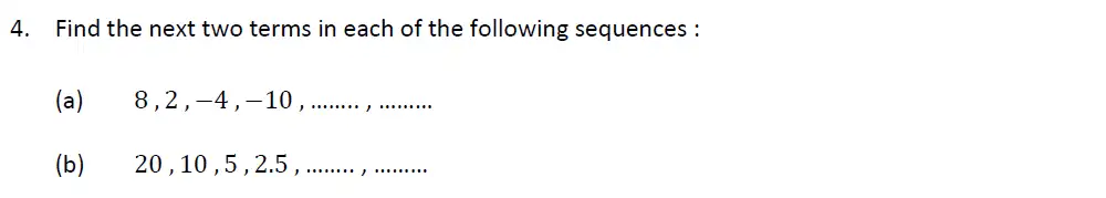 Question 4(a,b) - Oundle School - 13 Plus Maths Academic Scholarship Preliminary 2020