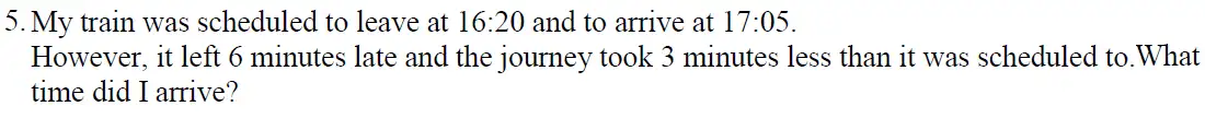 Question 5 - Oundle School – 13 Plus Maths Entrance Exam 2013