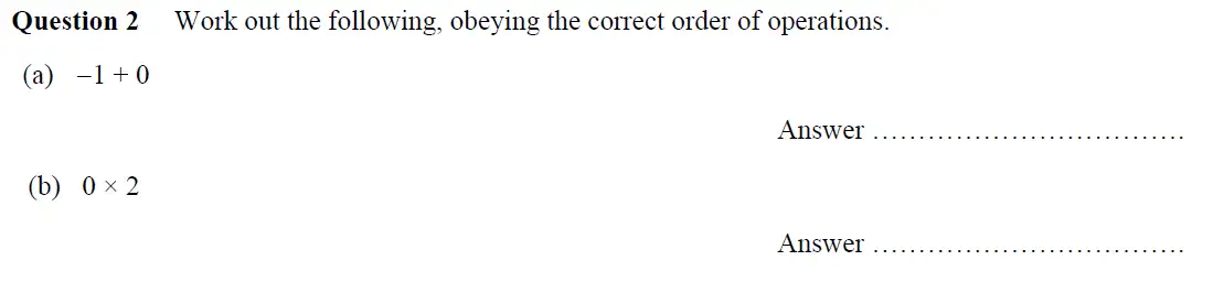 Question 2(a,b) - Oundle School – 13 Plus Maths Entrance Exam 2018