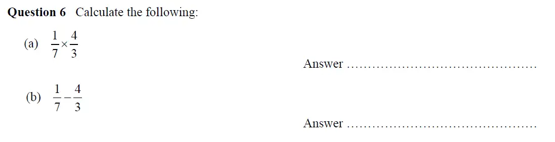Question 6(a,b) - Oundle School – 13 Plus Maths Entrance Exam 2018