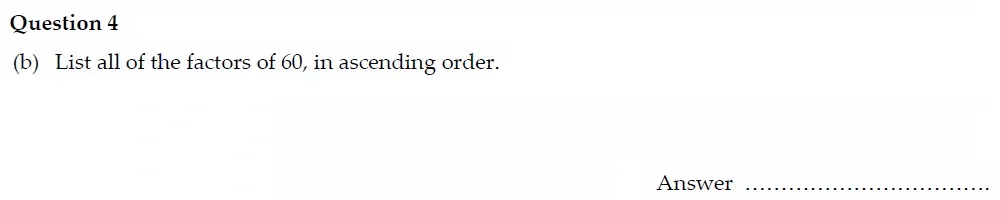 Question 04(b) - Oundle School - 13 Plus Maths Entrance Exam Paper 2022
