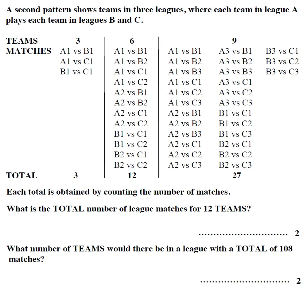 Question 6(a,b) - Reigate Grammar School – 13 Plus Maths Entrance Exam 2013 – Calculator