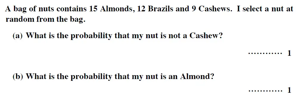 Question 7(a,b) - Reigate Grammar School – 13 Plus Maths Entrance Exam 2013 – Calculator