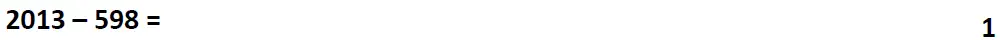 Question 2 - Reigate Grammar School – 13 Plus Maths Entrance Exam 2013 – Non-calculator
