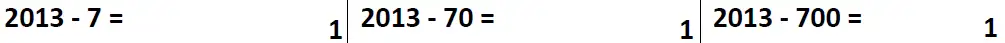 Question 7(a,b,c) - Reigate Grammar School – 13 Plus Maths Entrance Exam 2013 – Non-calculator